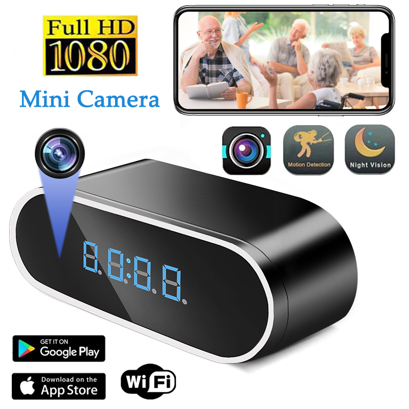 Compact Camera Mirrorless - Full HD 1080P Alarm Clock Mini