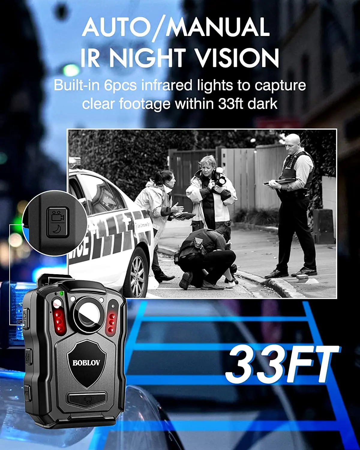 BOBLOV M5 Police Body Camera w - Compact Camera Mirrorless review and price